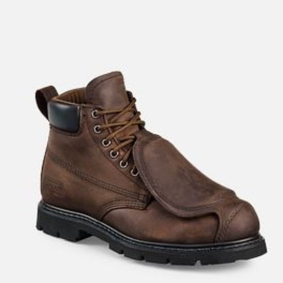 Red Wing Taconite 5486 Nubuck Oil Tanned Leather Steel Toe Work Boot, Si… - Picture 2 of 11
